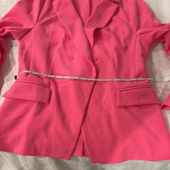 double breasted blazer and shorts set - Picture 11 of 15